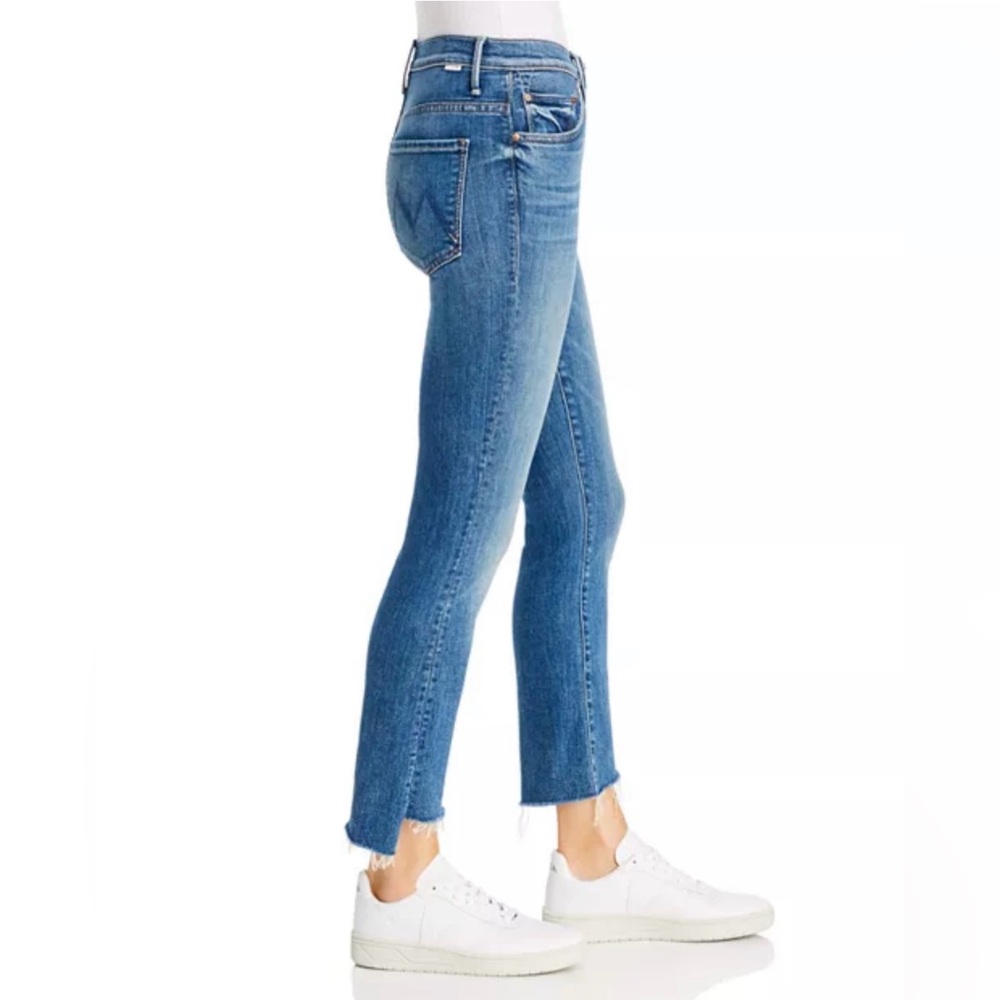 Mother jeans - insider crop step fray